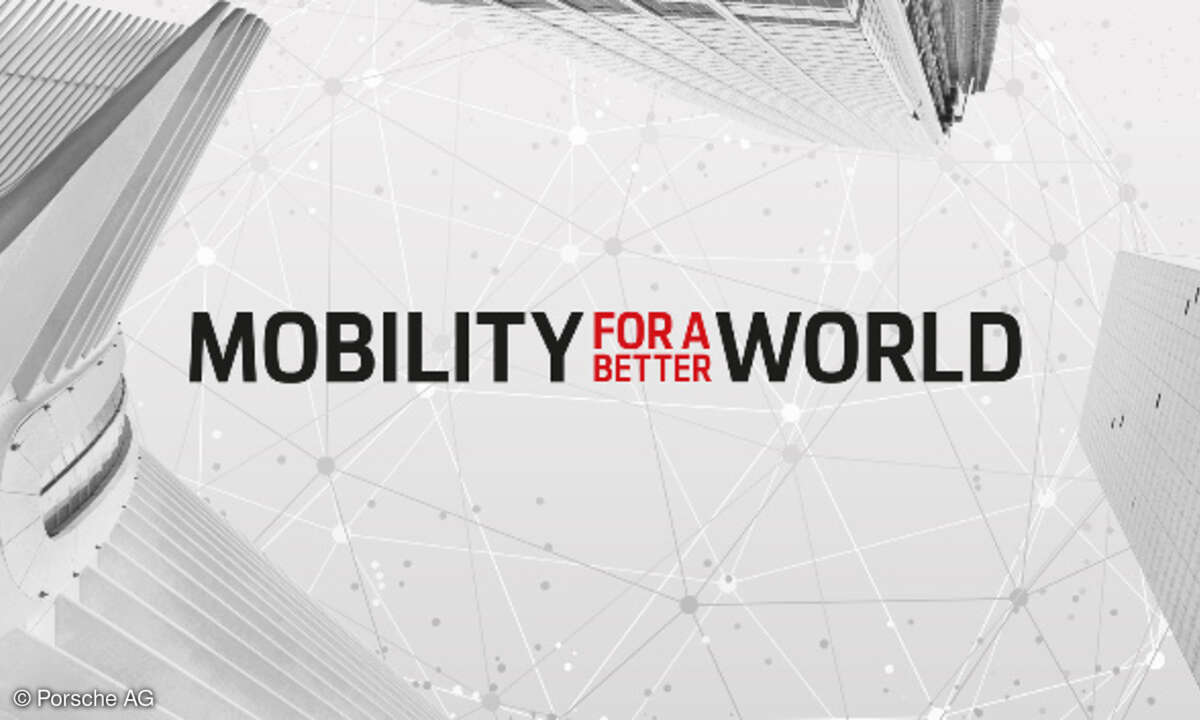 Mobility for a better world Porsche-Kampagne
