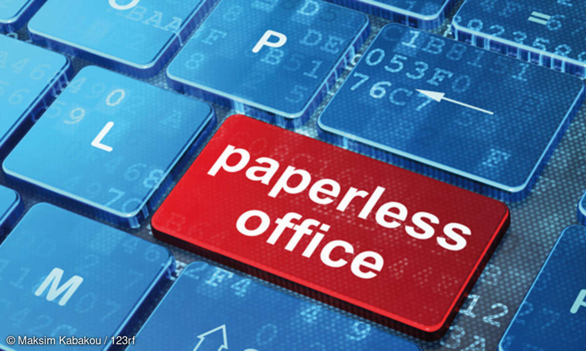 Papierloses Büro Informationsmanagement