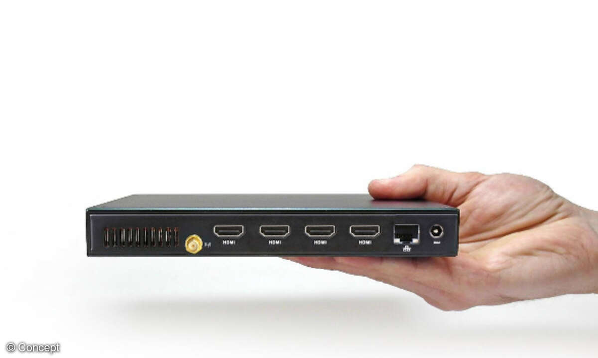 Digital-Signage-PC Giada DM6: Neues AMD-basiertes Highend-Produkt bei Concept.