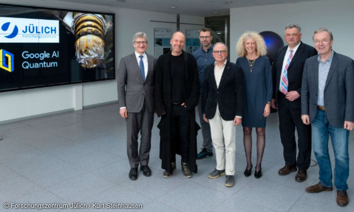 Forschungszentrum Jülich und Google vereinbaren Partnerschaft zu Quantencomputern