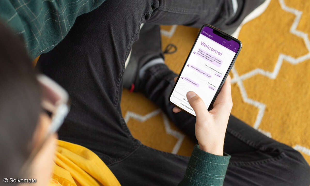 Solvemate virtueller Agent im Einsatz