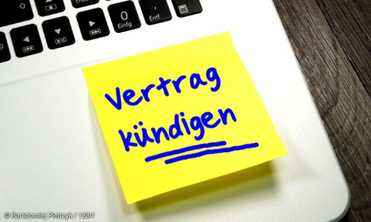 Vertrag kündigen