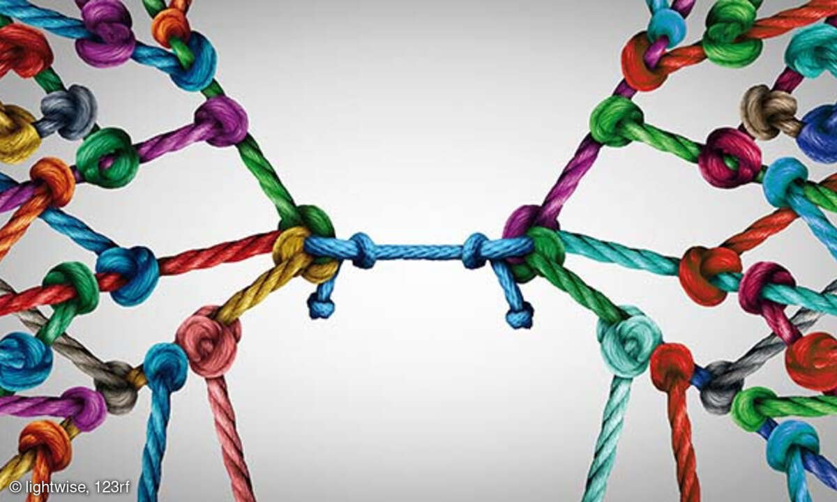 Knoten Vernetzt Security Digitalisierung CoE