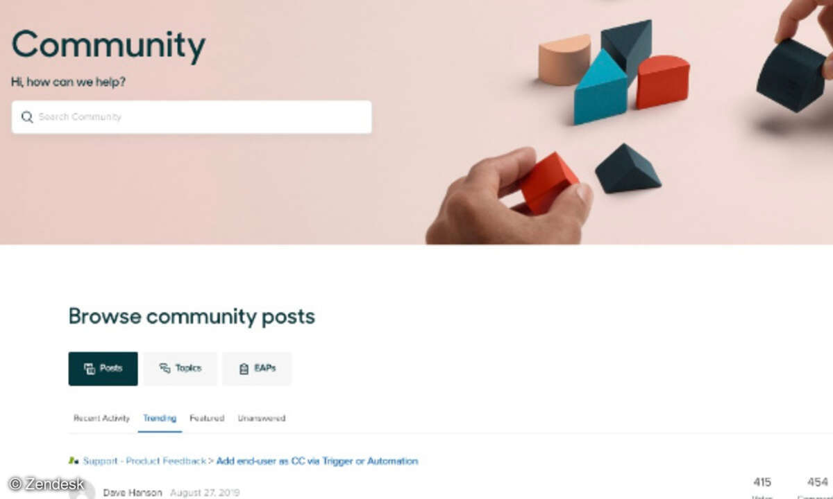 Zendesk Gather Community-Tool