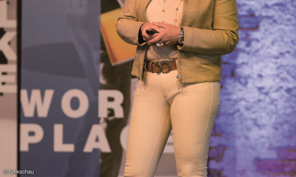 Hanna Hennig, Osram, auf dem Digital Workplace Forum 2019