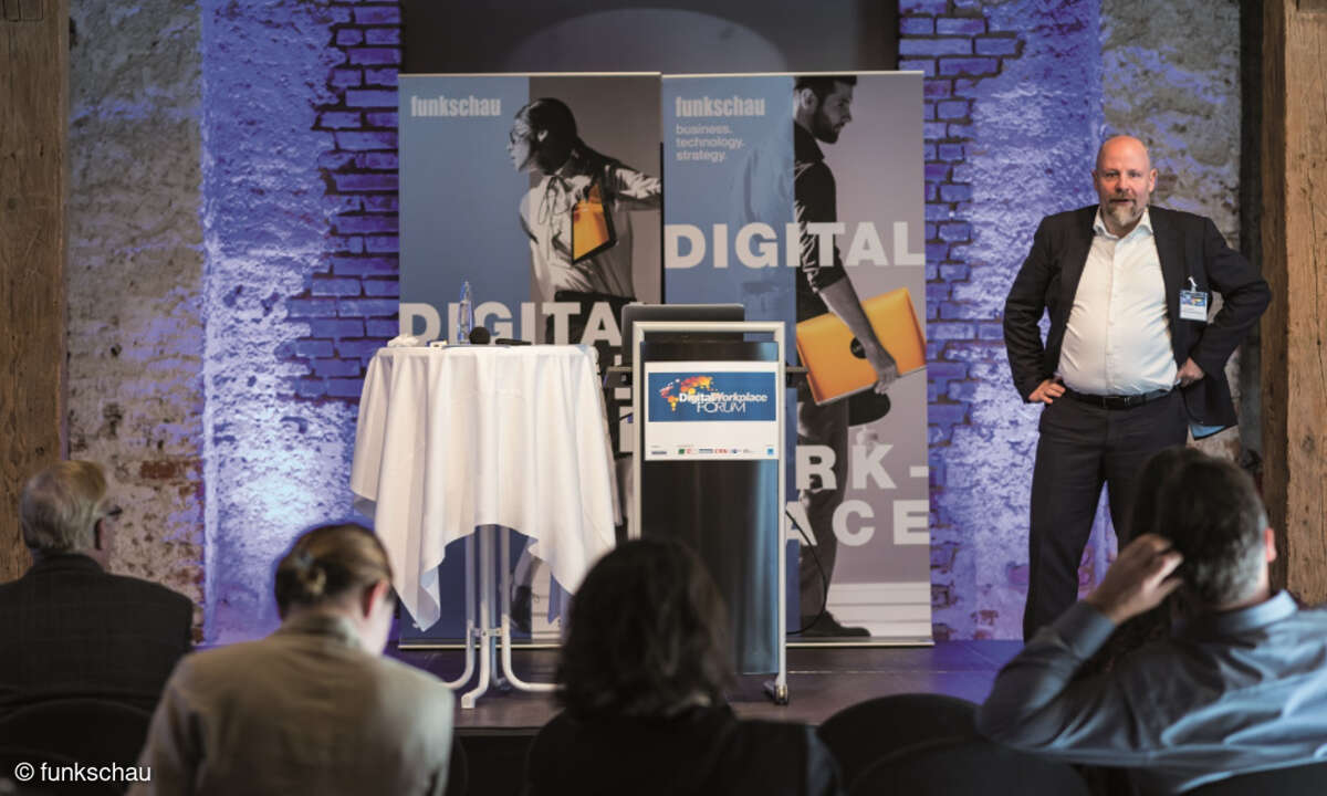 Thorsten Krüger, Bechtle, auf dem Digital Workplace Forum 2019