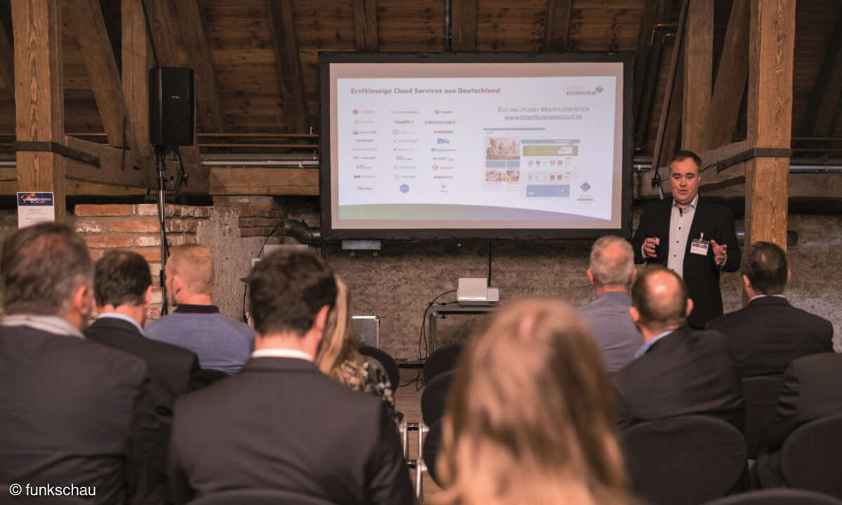 Frank Türling, Bassas Cloud Ecosystem, auf dem Digital Workplace Forum 2019