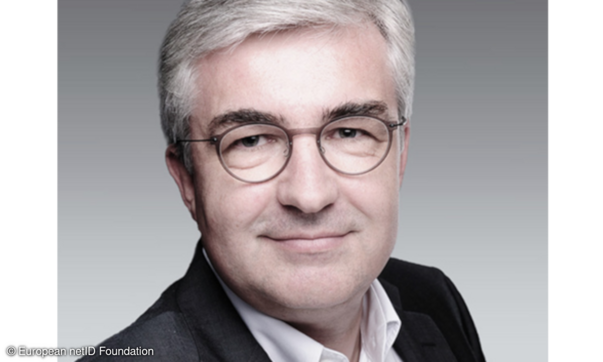 Porträtfoto: Sven Bornemann, Vorstandsvorsitzender. European netID Foundation