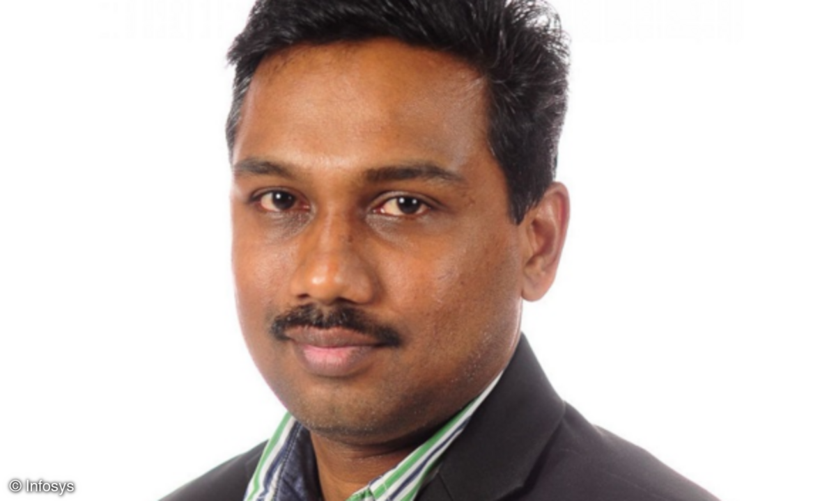 Porträtfoto: Sreekanth Sasidharan, Associate Vice President und Senior Principal Technology Architect bei Infosys