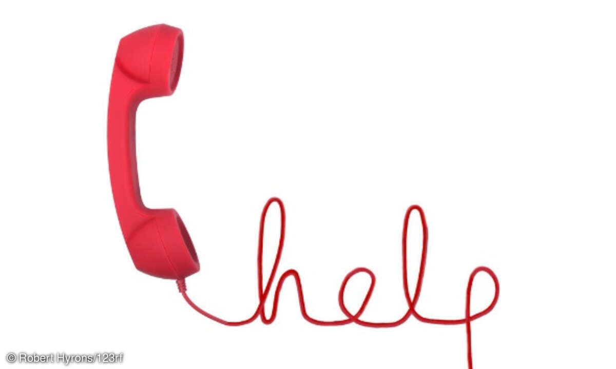 Telefon Hotline Help
