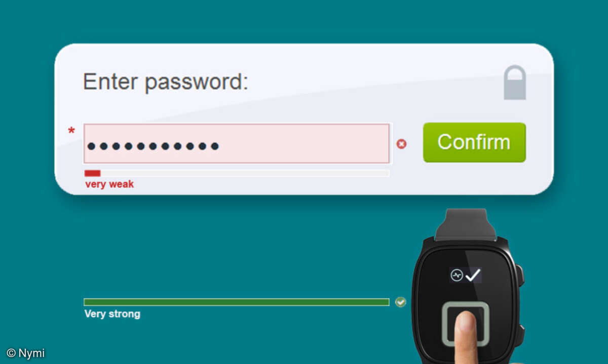 Nymi Band, Biometrie Wearable, Passwort