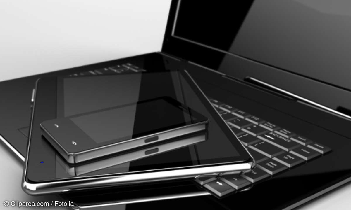 Endgeräte, Smartphone, Tablet, Notebook