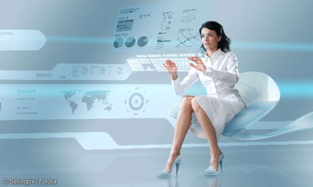 Digitales Contact Center, futuristische Kommunikation