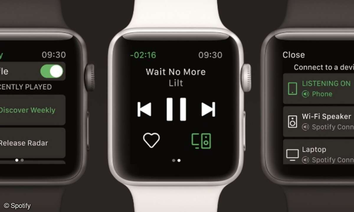 Spotify auf der Apple-Watch