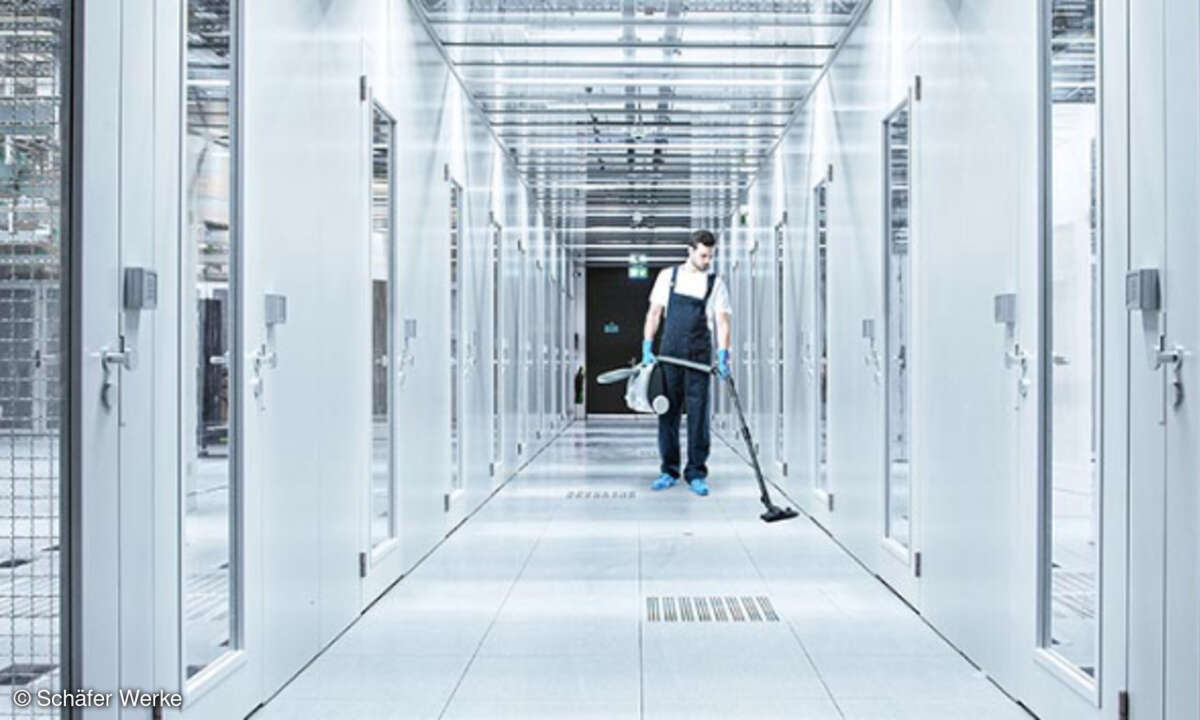 Schäfer IT-Systems, RZ-Reinigung