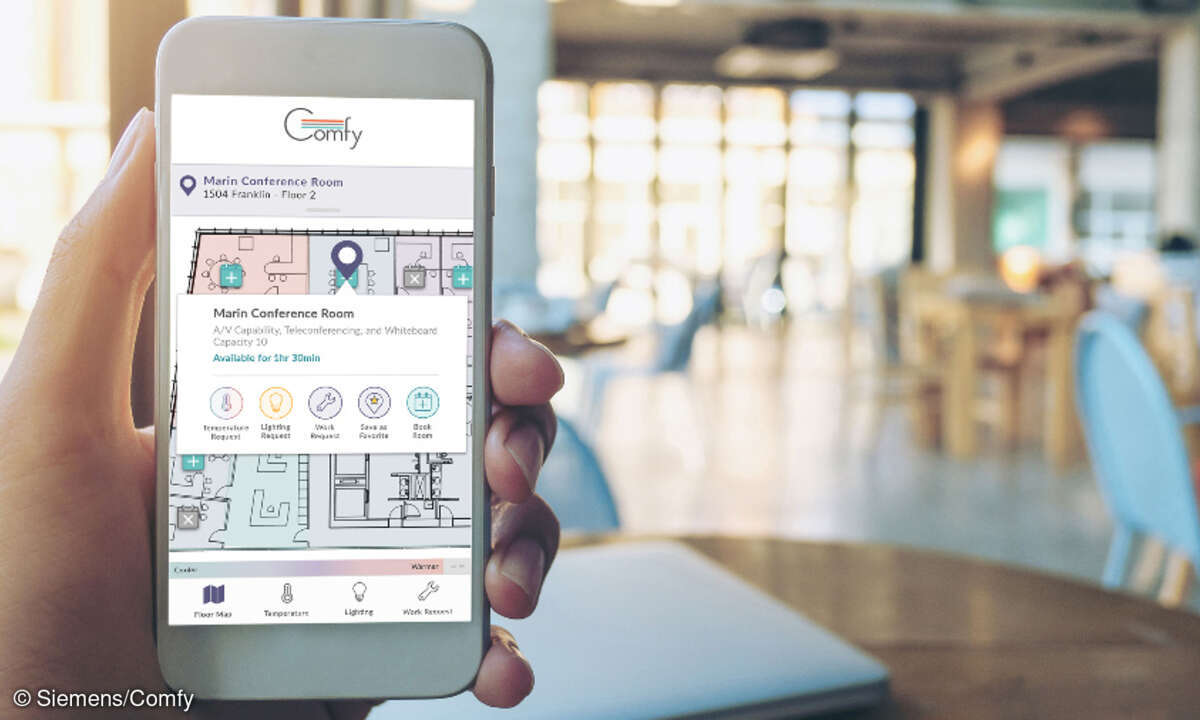 Comfy Workplace App, Siemens