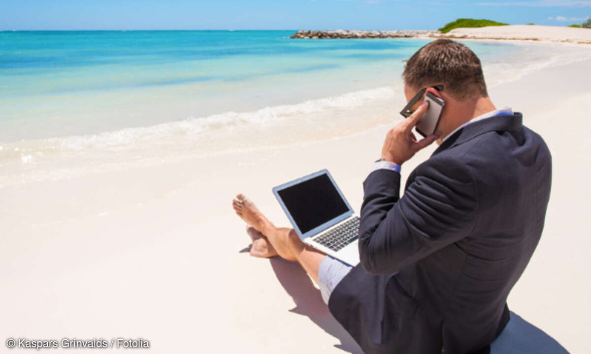 Strand, Meer, Remote Work