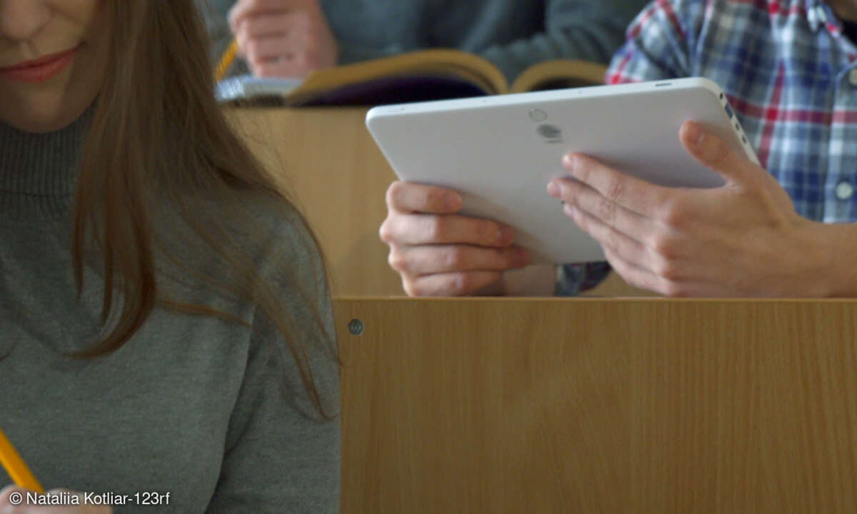 Tablet, Hörsaal