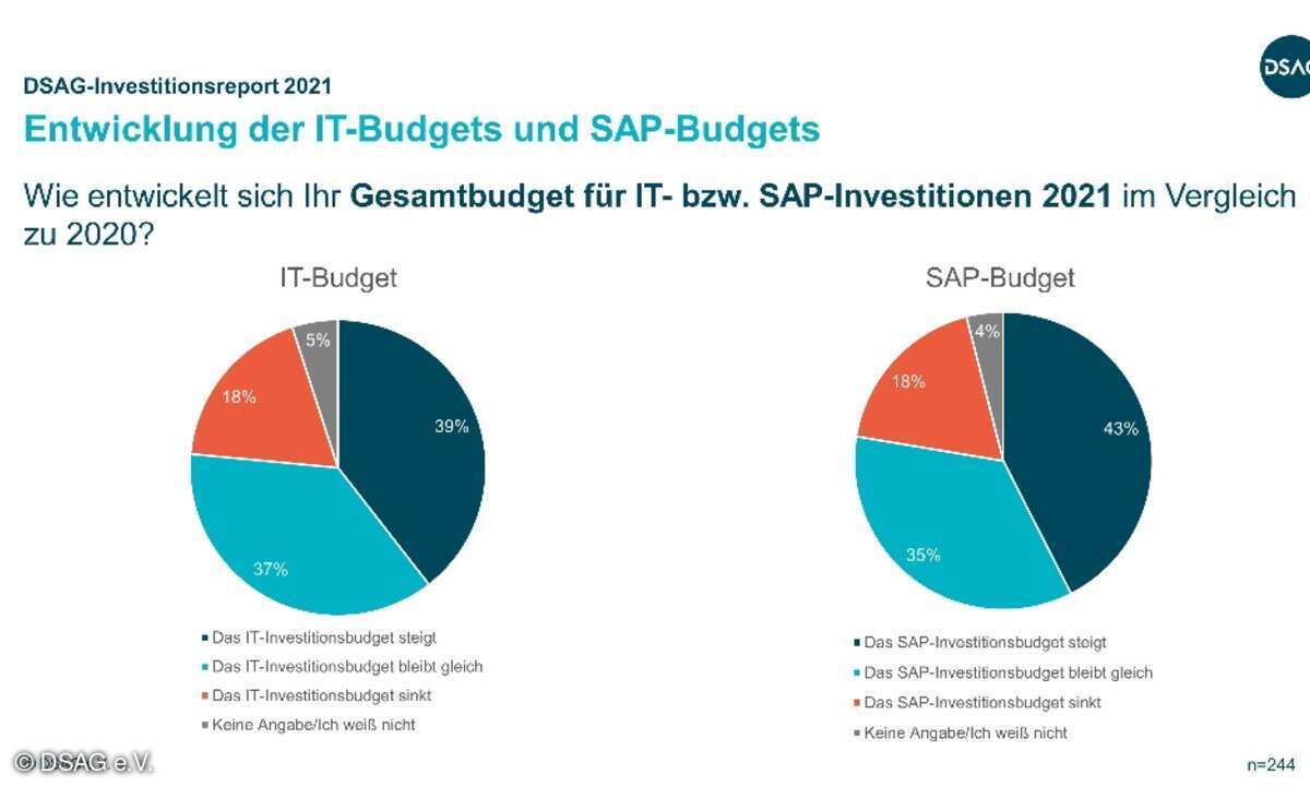 DSAG-Investitionsreport 2021