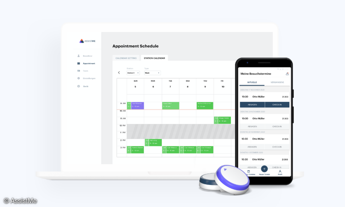 AssistMe Book and Trace App