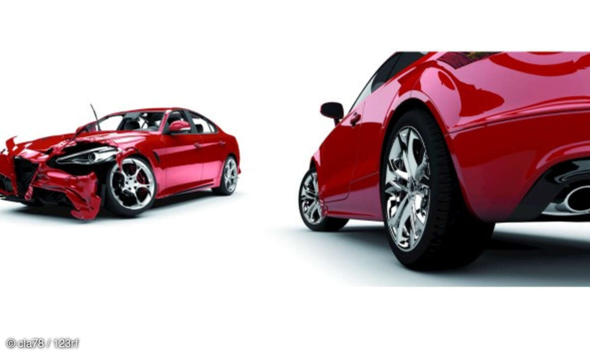 Auto, Totalschaden, Back-up