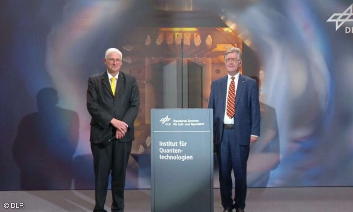 Einweihung des Instituts für Quantentechnologie des DLR