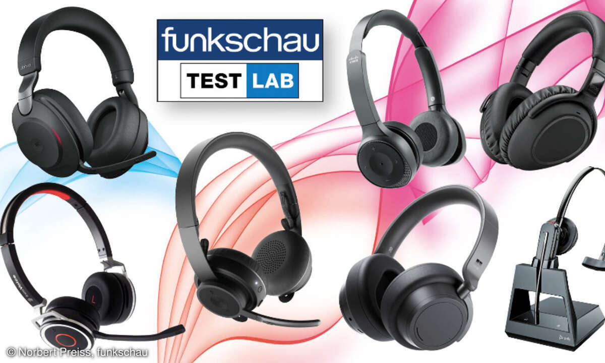 funkschau Test Lab Bluetoot-Headsets 2021