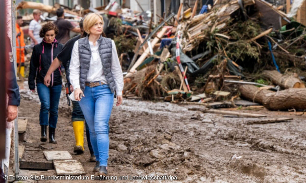 Julia Klöckner (CDU) besucht am Samstag das Katastrophengebiet an der Ahr