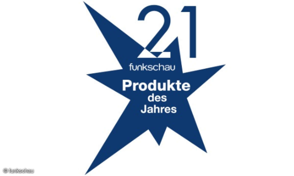 Logo funkschau Produkte des Jahres 2021