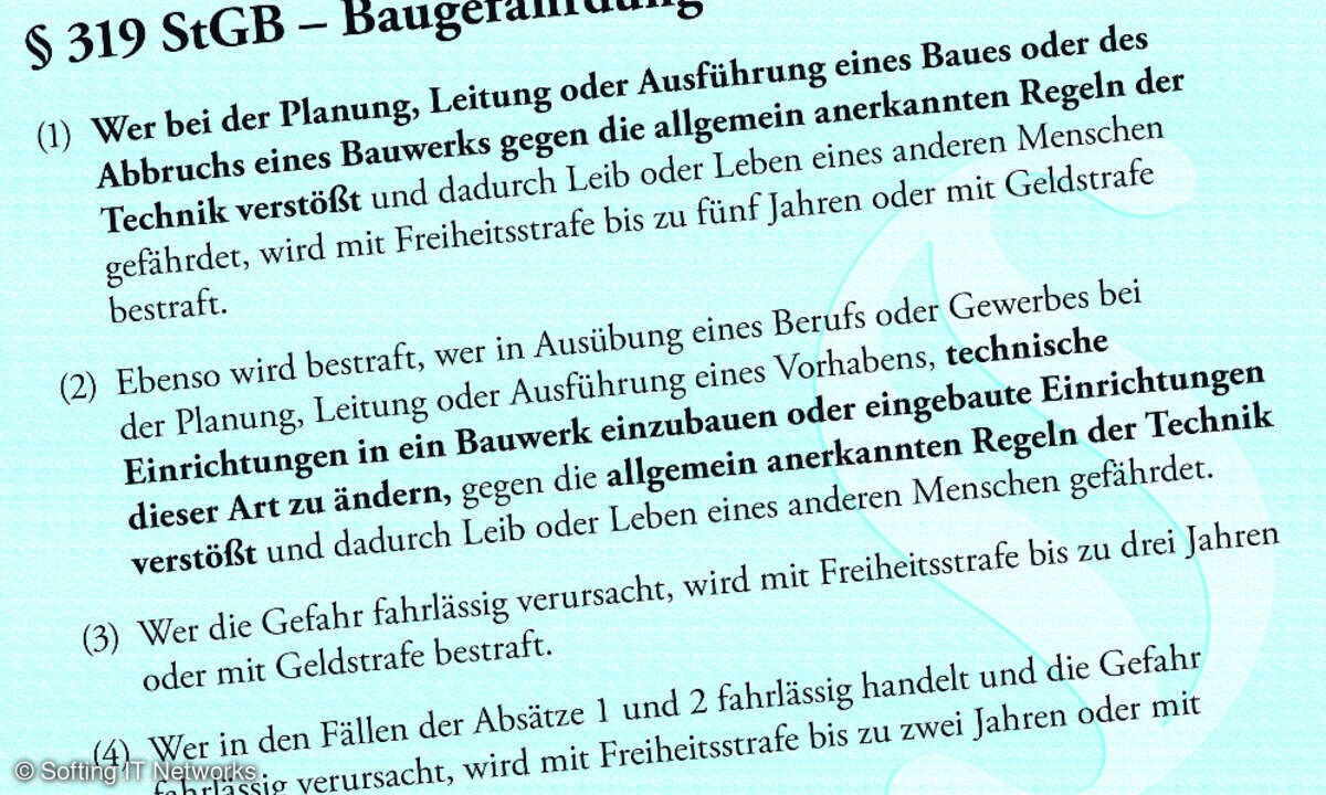 § 319 StGB - Baugefährdung