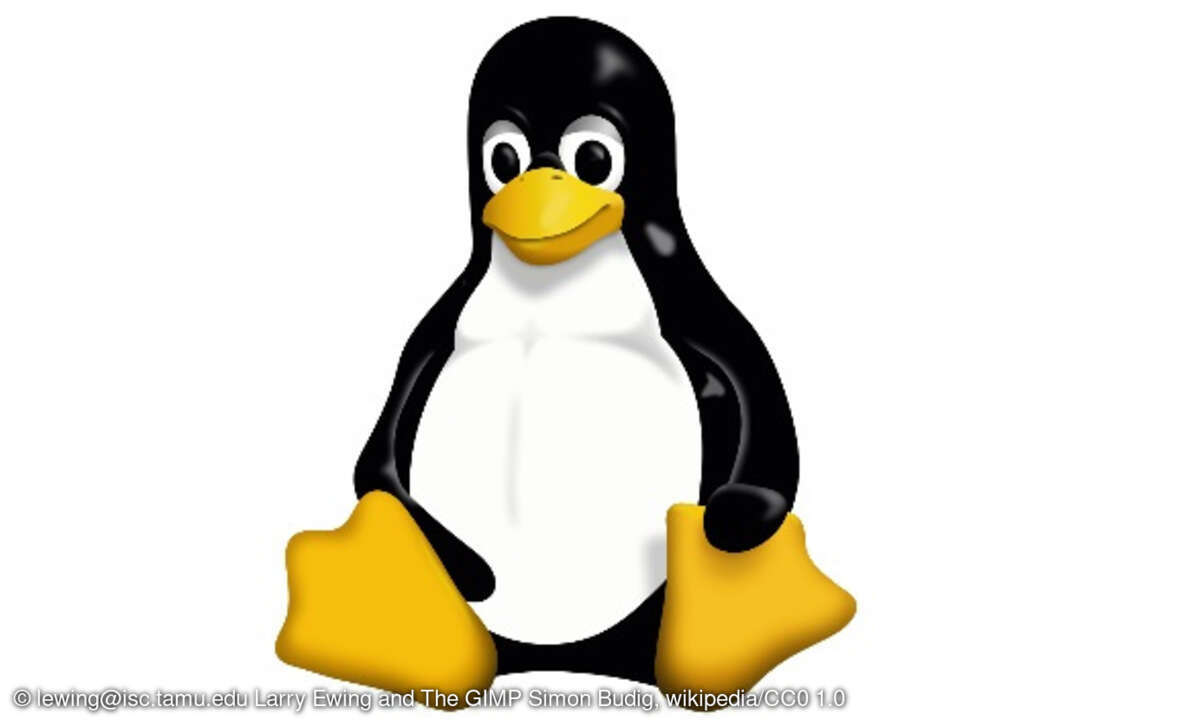 Pinguin Tux, das Linux-Maskottchen