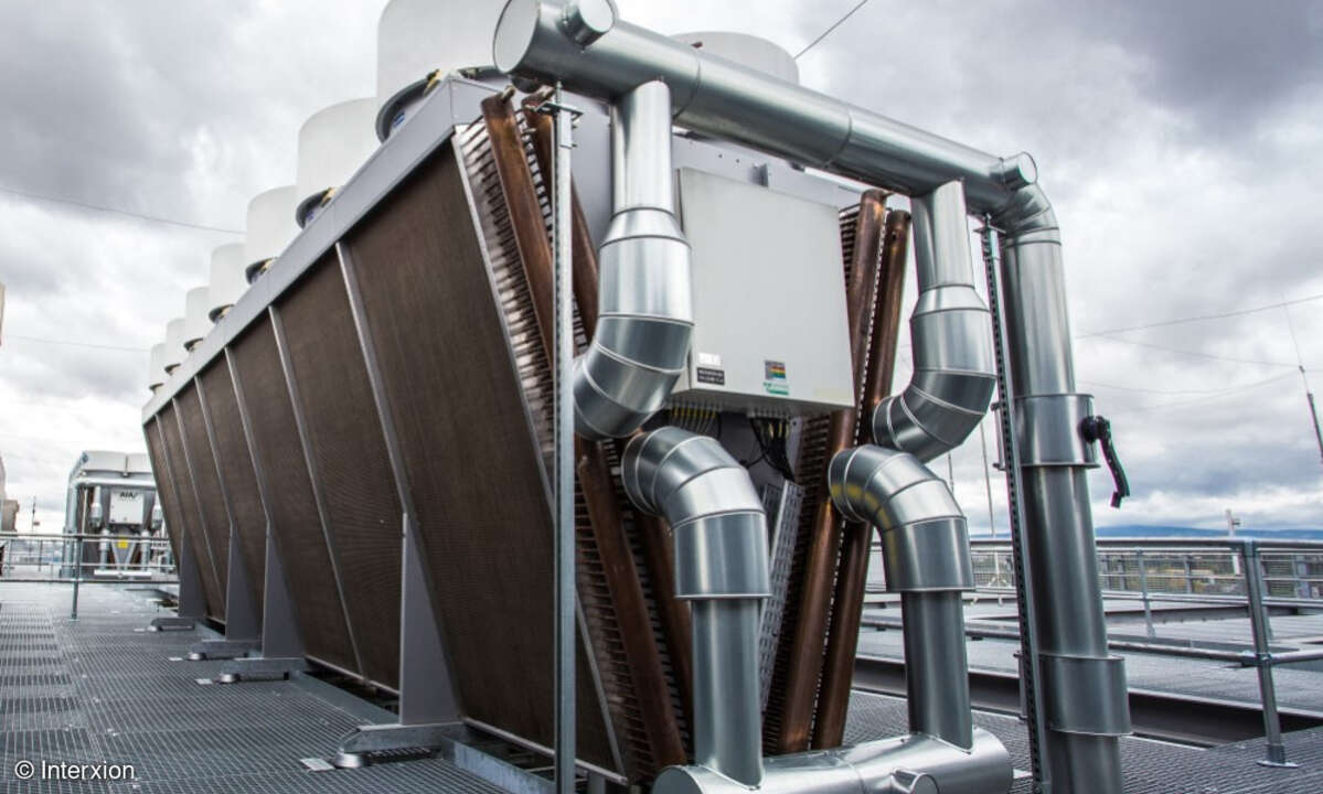 Interxion, indirekte Freikühlung, Datacenter