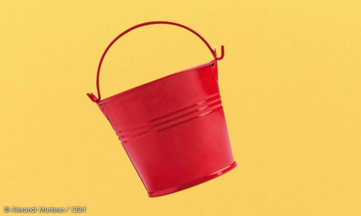 roter Eimer