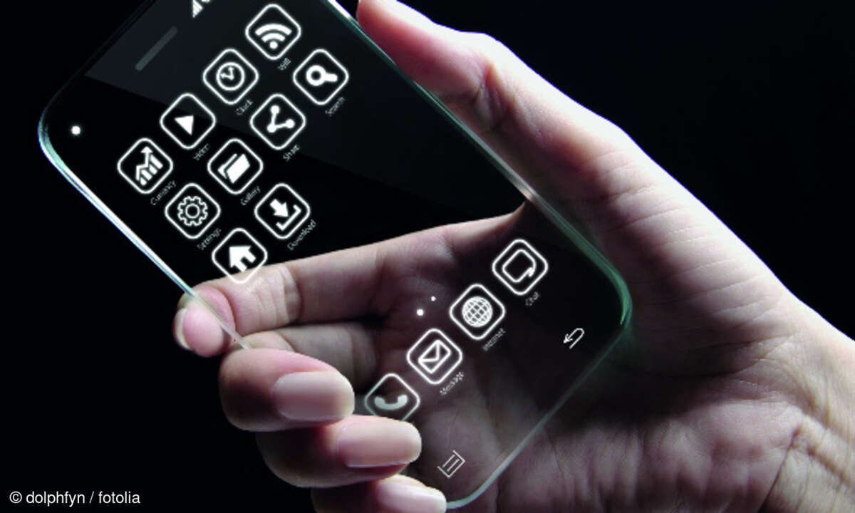 Transparentes Smartphone