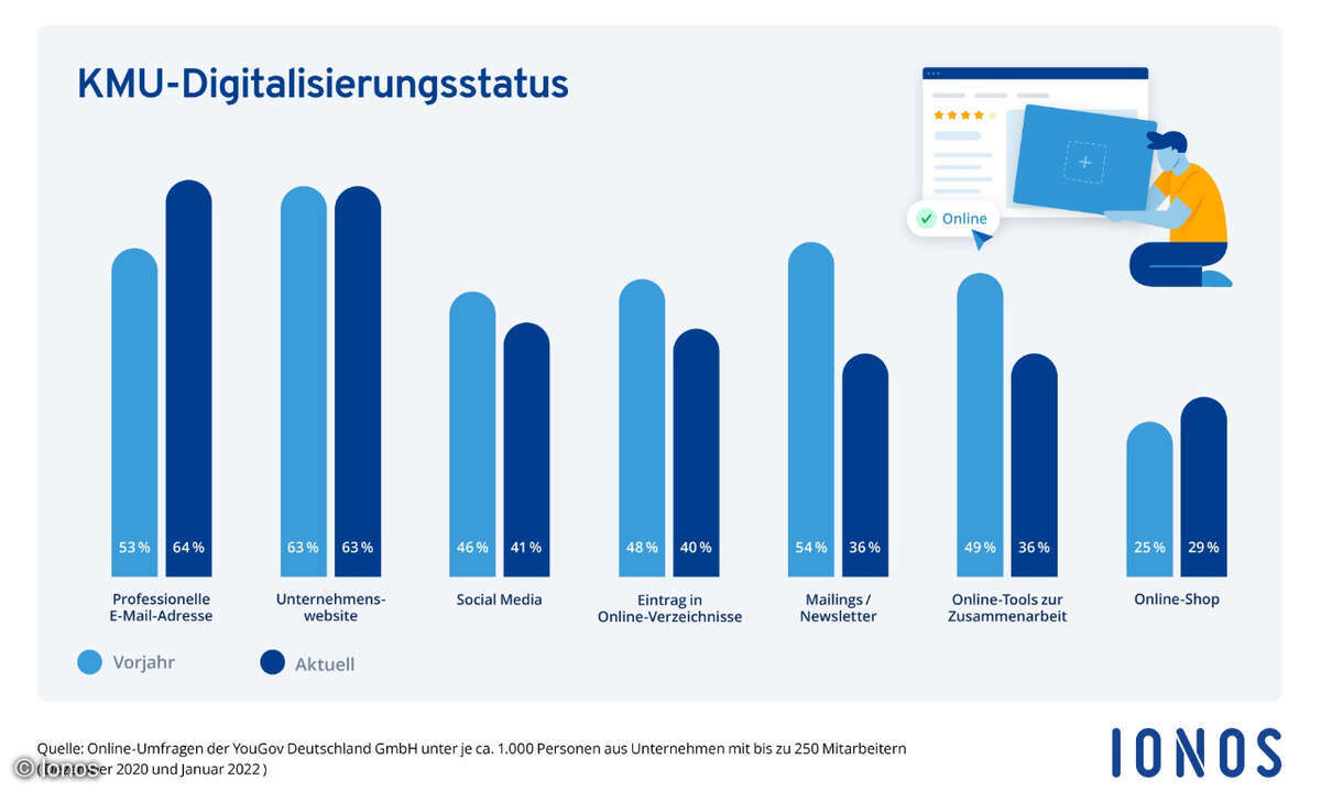 Digitalisierungsstatus, Ionos-Umfrage
