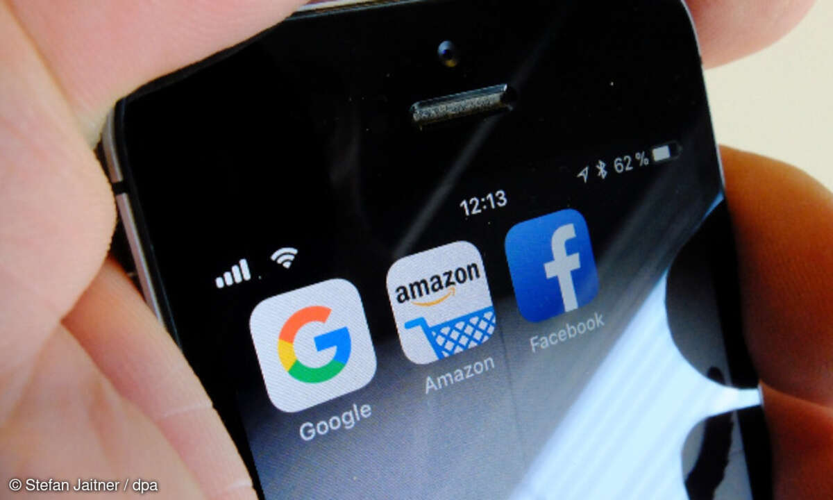 Tech-Riesen, Anwendungen auf Smartphone