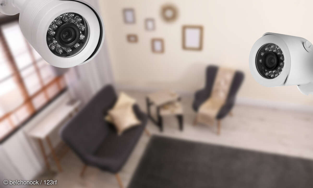Videoüberwachung Wohnzimmer