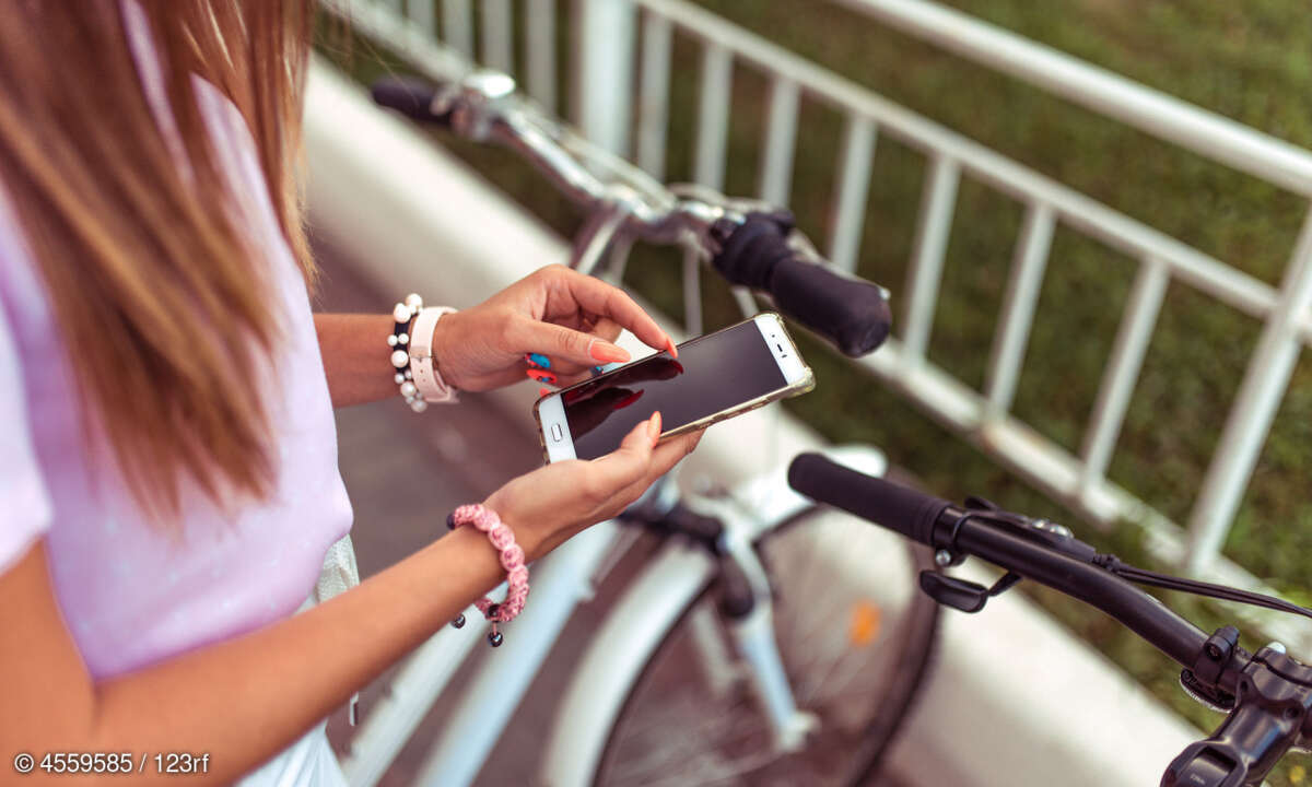 Fahrrad Smartphone