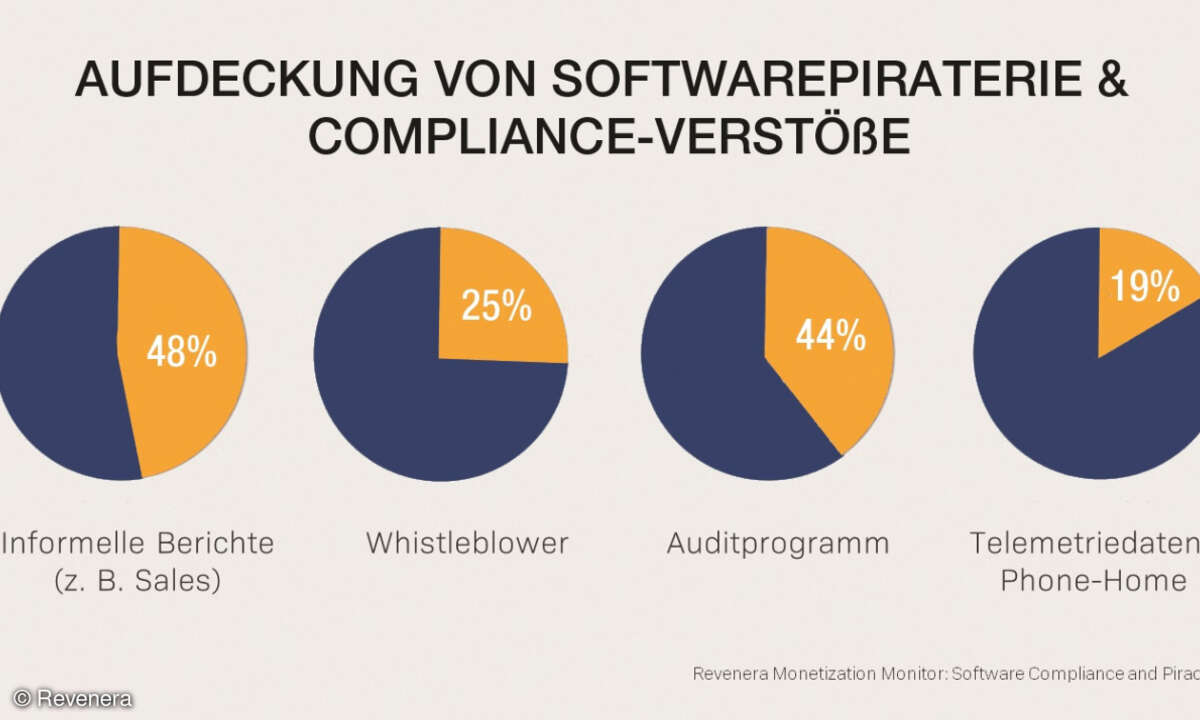 Aufdeckung Softwarepiraterie und Compliance-Verstöße