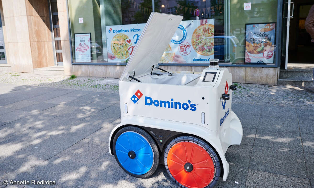 Roboter-Lieferant Domino's