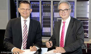 Rittal und Paessler verbinden IT und OT Rittal, Uwe Scharf, Paessler, Helmut Binder
