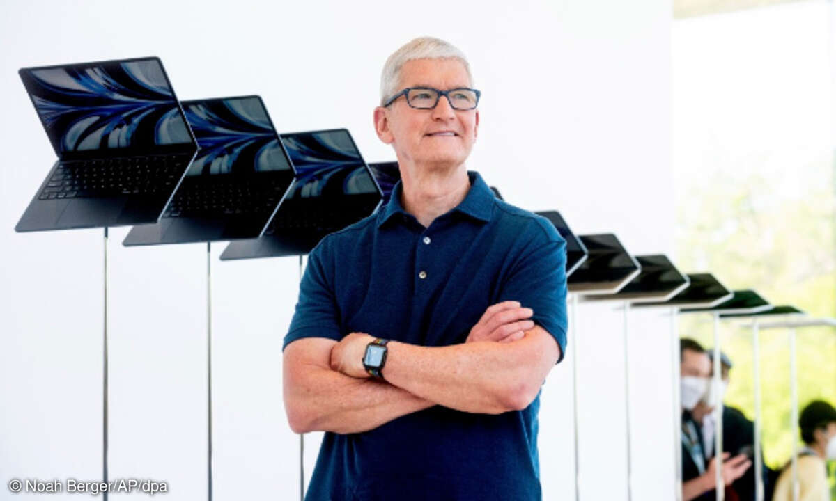 Tim Cook, Apple, auf der WWDC 2022