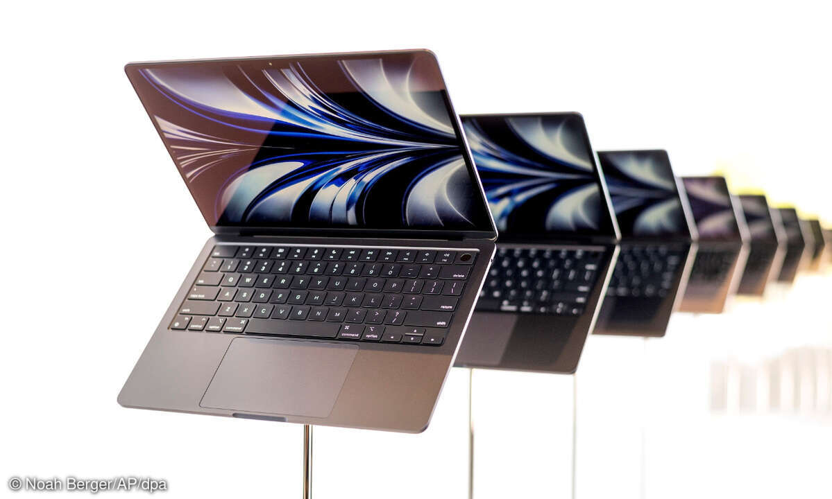 Apple MacBook Air Computer mit M2-Prozessoren