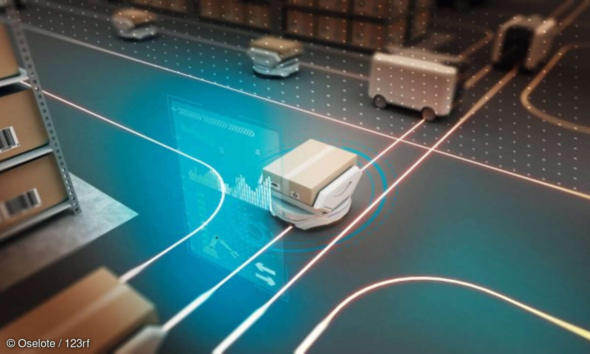 Sortierroboter in der intelligenten Logistik