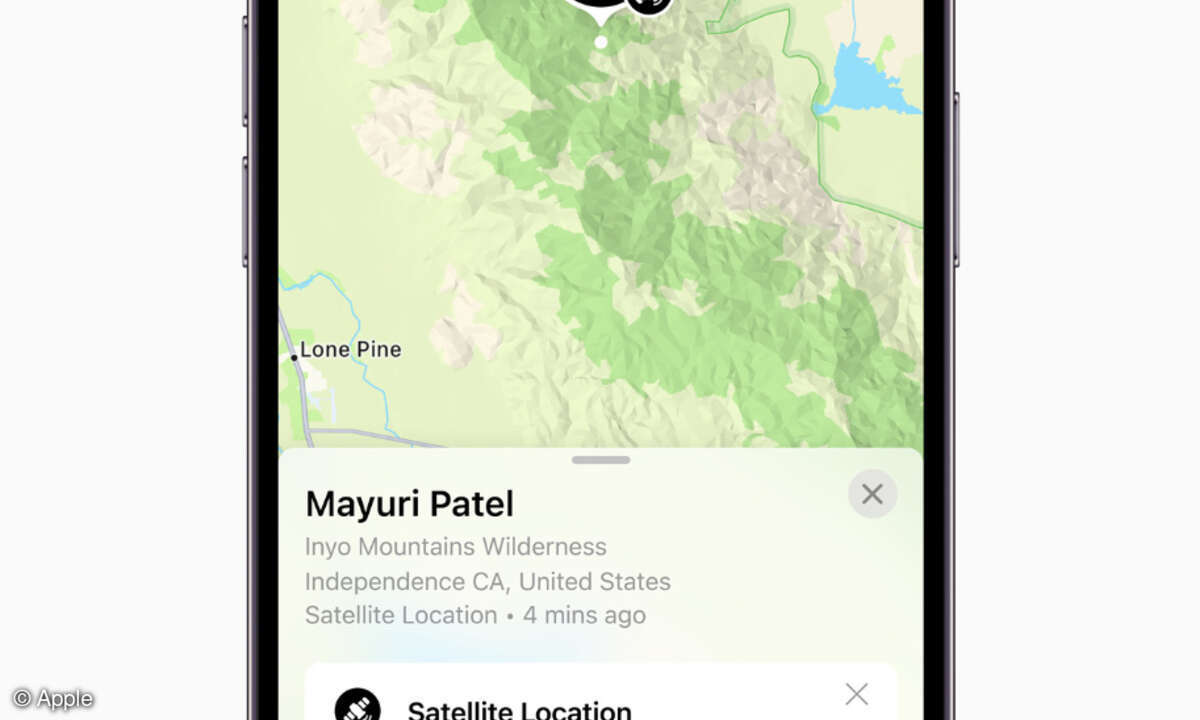 Apple iPhone 14 Pro, Satellitenfunktion