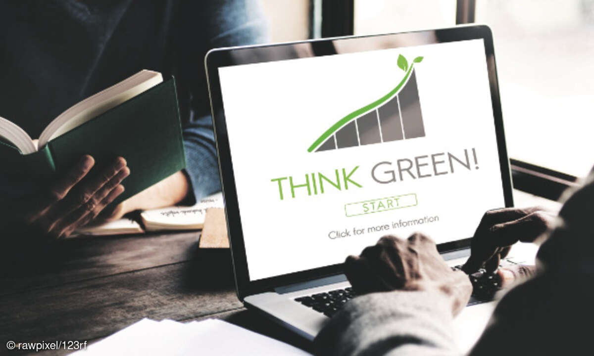 Notebook, Nachhaltigkeit, Think Green