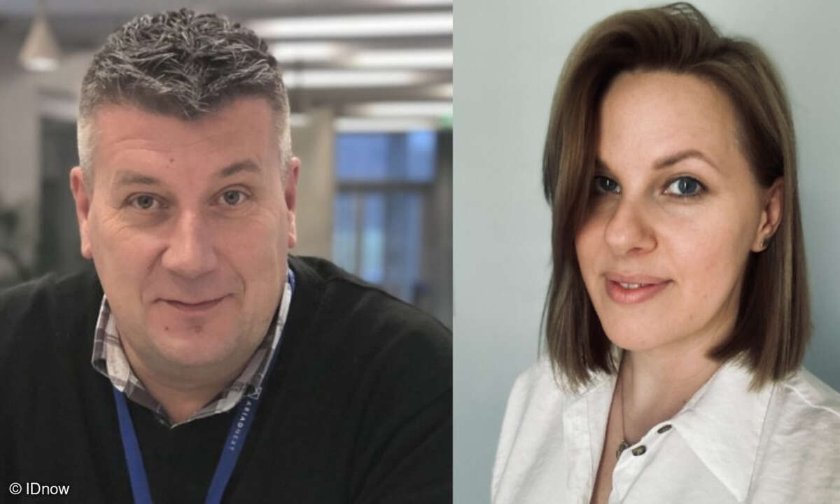 Lovro Persen und und Anna Ludwiszewska von IDnow
