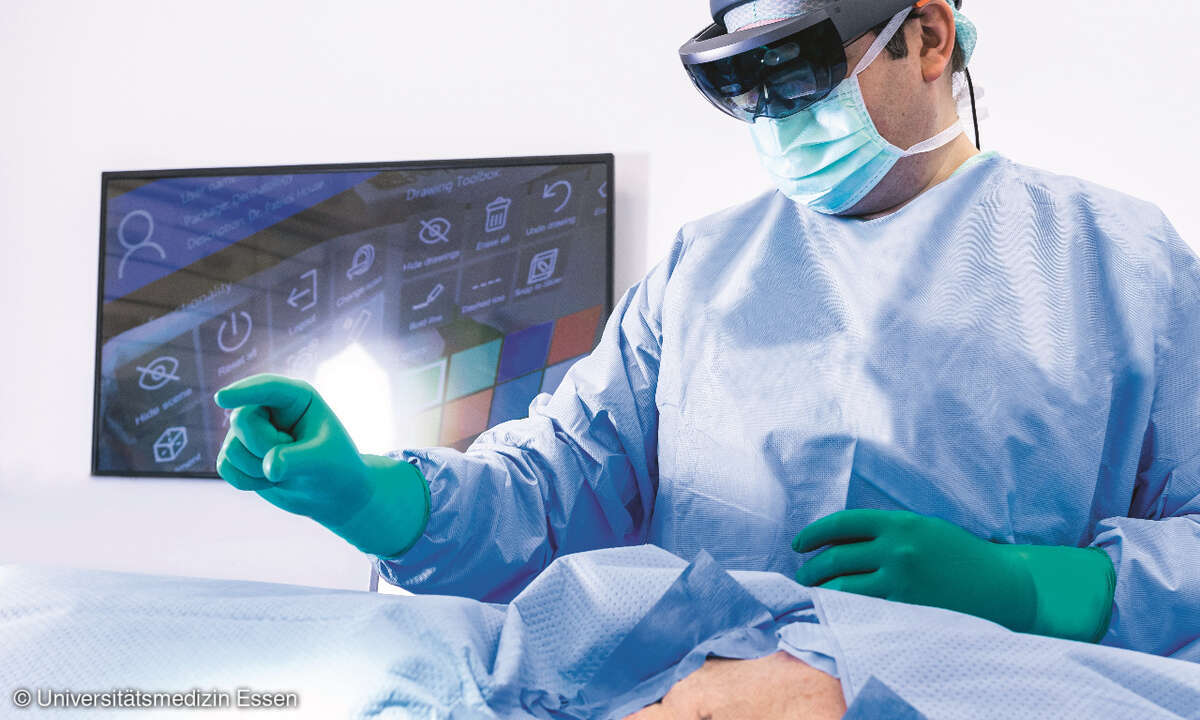 VR Brille Dermatologie