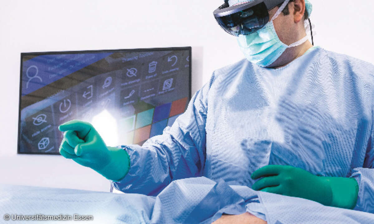 VR Brille Dermatologie
