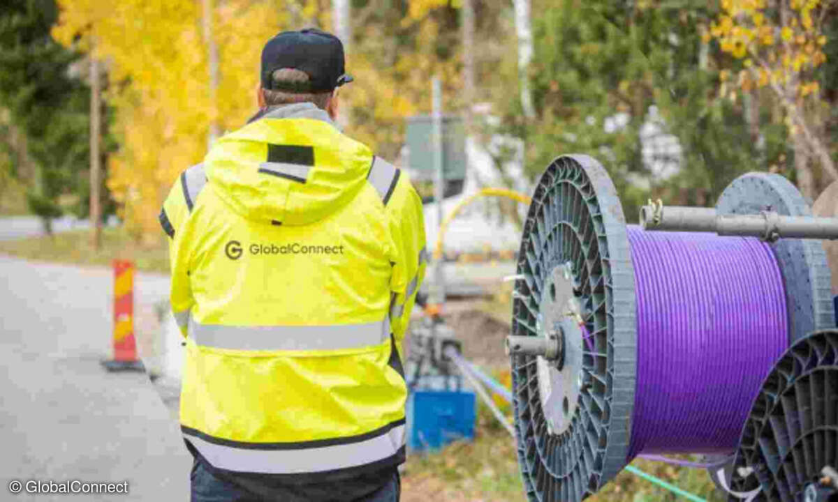 Fiber Roll-out, GlobalConnect Imagebild